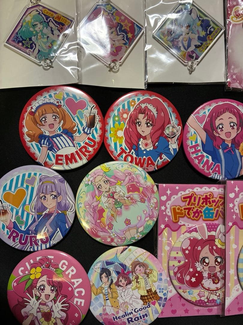 プリキュア　ローソン プリポップ　ドデカ　缶バッジ