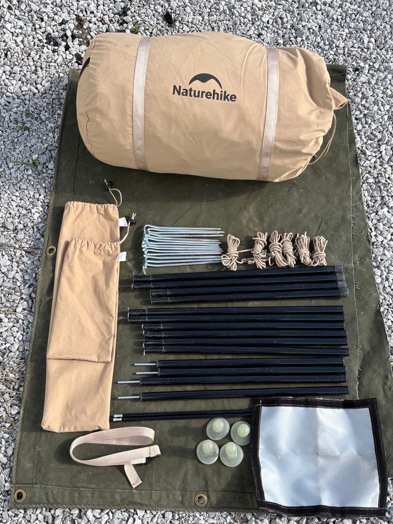 Naturehike 軍幕 パップテント TC素材　インナーテント付き