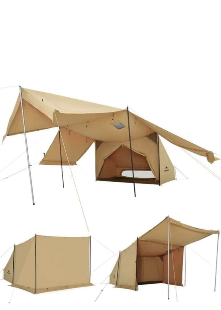 Naturehike 軍幕 パップテント TC素材　インナーテント付き