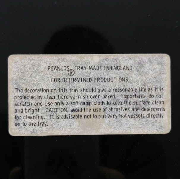 スヌーピーSNOOPY DECORATED TRAY❤︎アンティーク69英国製品