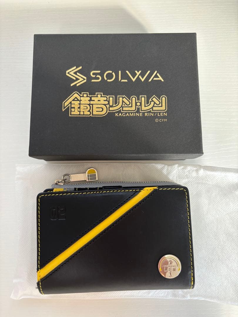 鏡音レン 財布 本革二つ折り財布 SOLWA マジカルミライ マジミラ