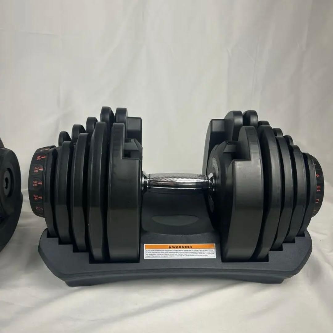 ①BARWING調整可能ダンベル 5kg-40kg1/2(送料込み)