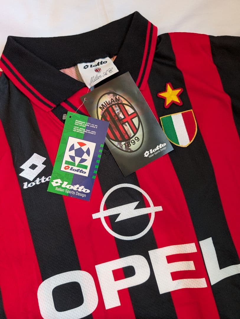 【新品タグ付き】ACミラン/ジョージ・ウェア/H/ 96-97モデル