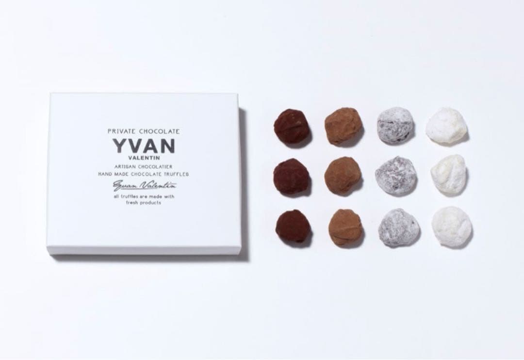 イヴァン ヴァレンティン 12個YVANVALENTIN トリュフ チョコレート