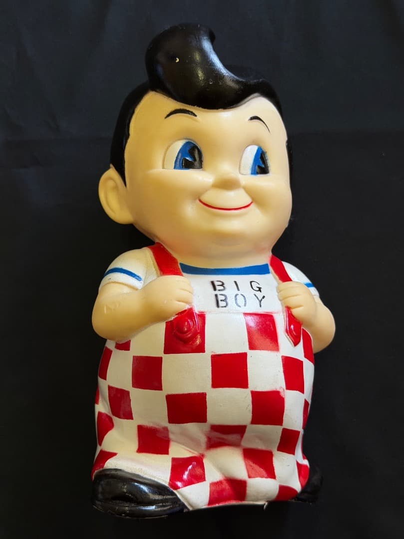 希少 ビックボーイ ソフビ 貯金箱 アンティークアメリカン雑貨