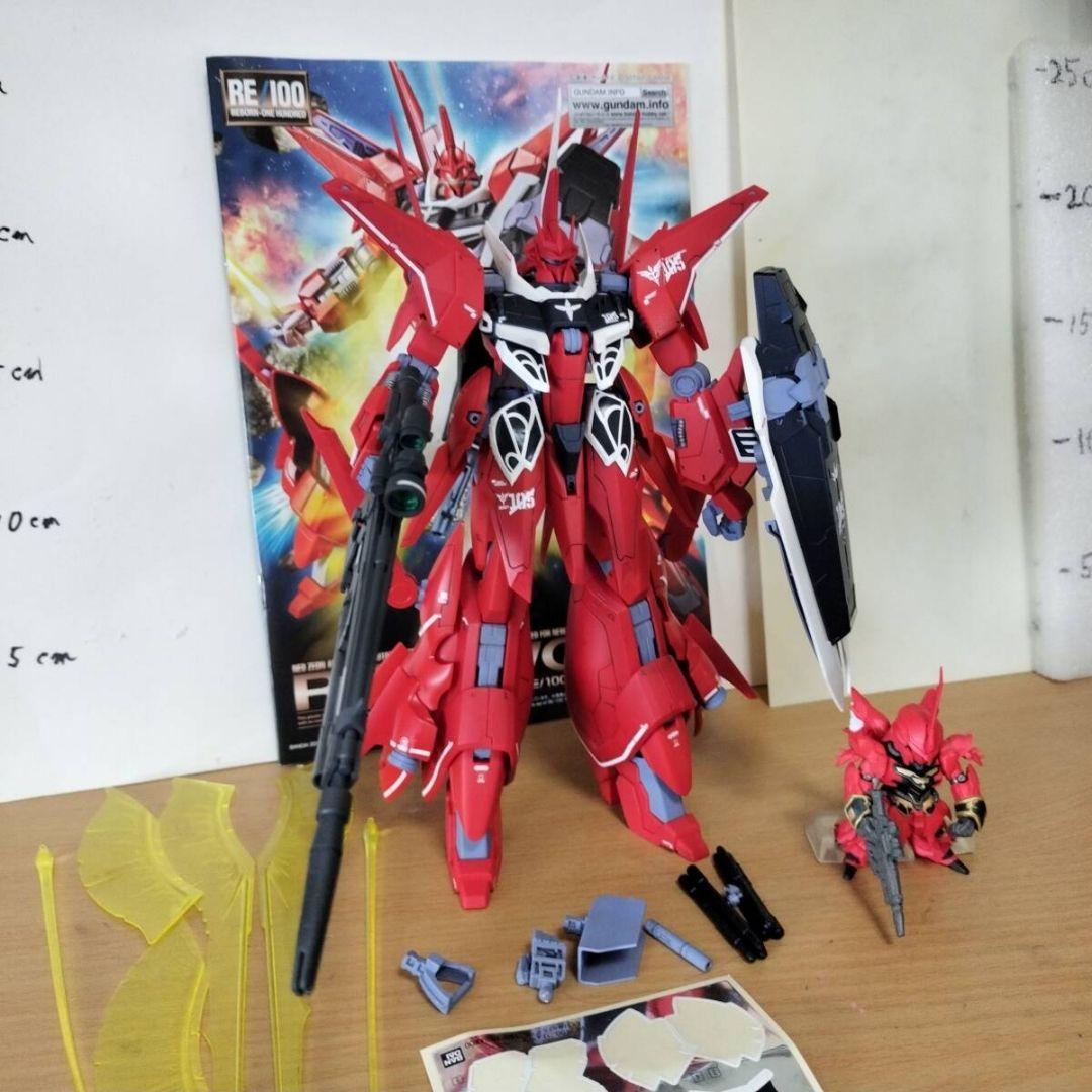 RE1/100 プレバン限定 リバウ 塗装完成品 FWコンバージ ガンプラ 変形