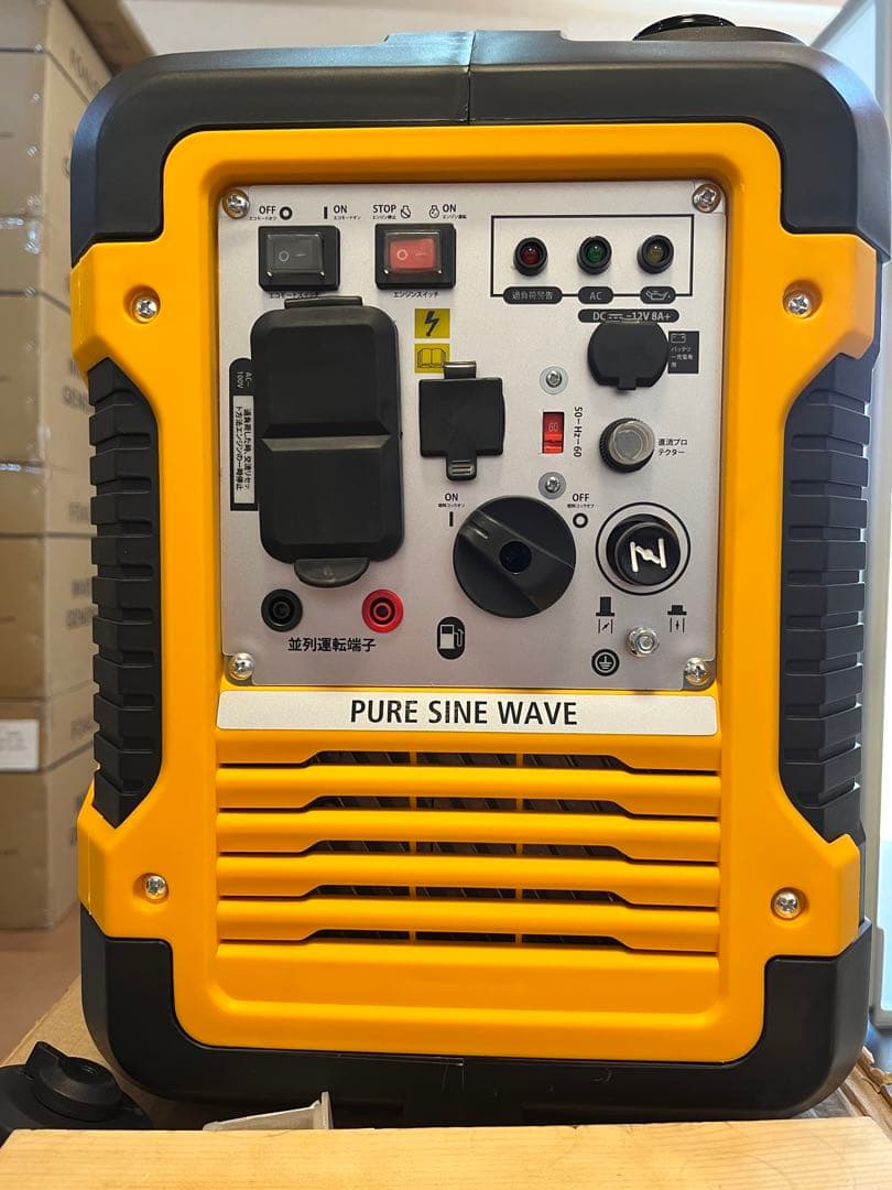 インバーター 発電機　防音型 正弦波 最大出力1880w 定格出力1700w