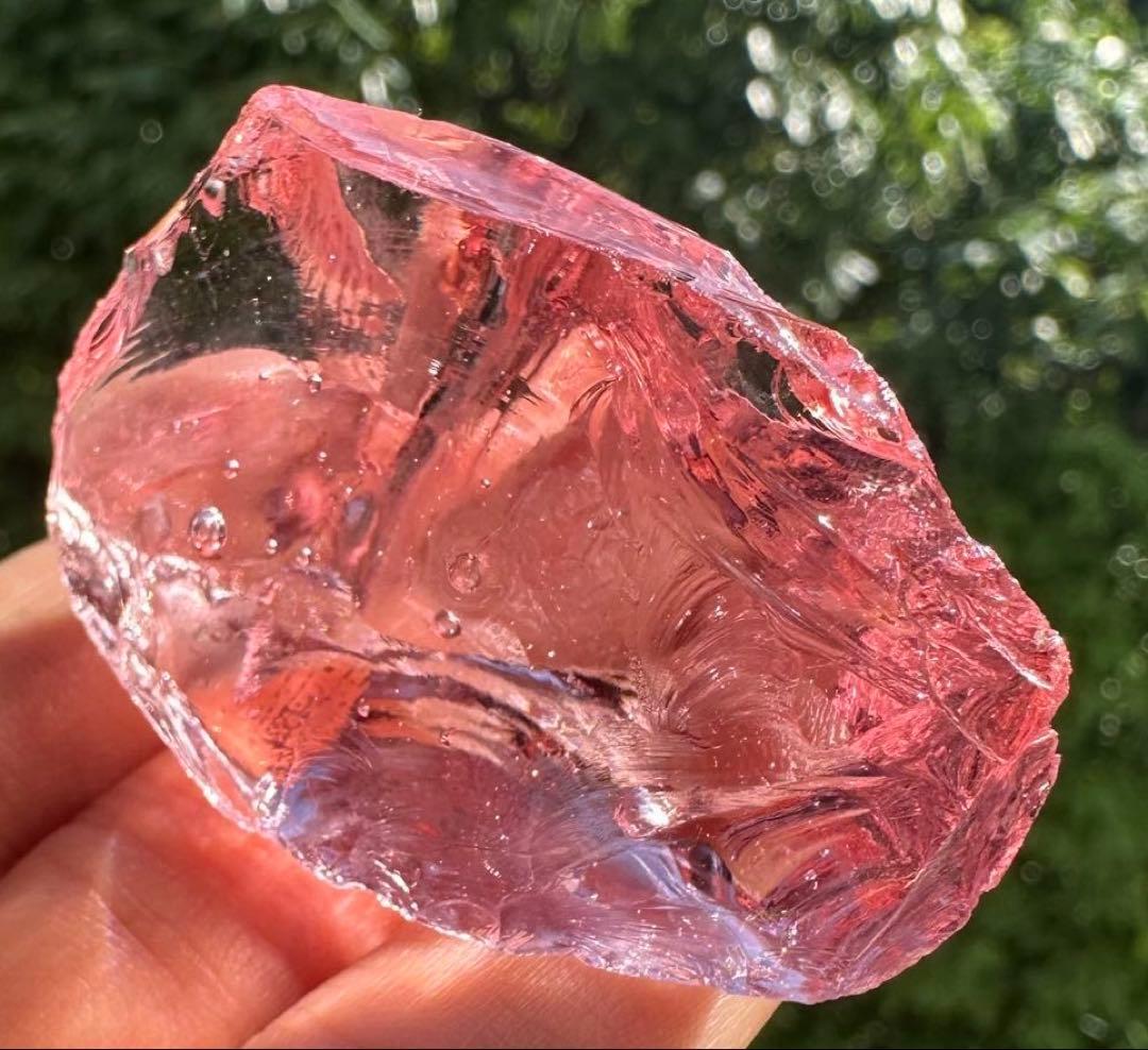 専用2点非常に希少シエラネバダ産アンダラクリスタル　ピンク　レムリア瞑想ヨガ