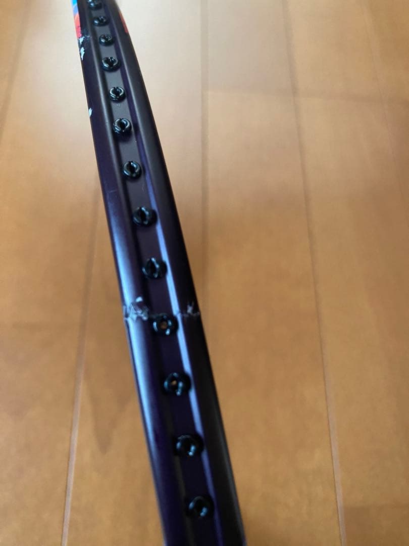 YONEX NANOFLARE 700 PRO バドミントンラケット　ヒビあり
