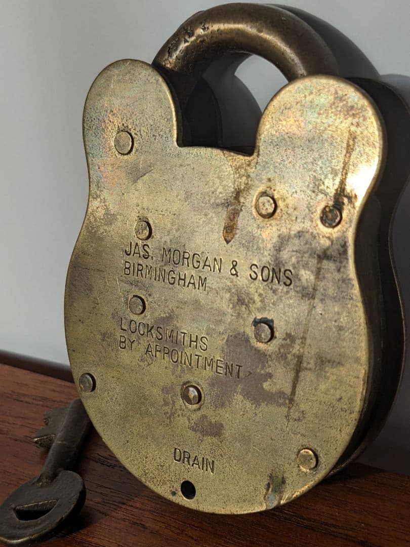 値下げ！アメリカ製　アンティーク　南京錠　ヴィンテージ