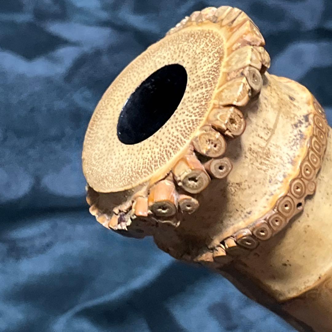 尺八 琴古流 在銘 竹治 1尺9寸管 中継ぎ籐巻き銀三線 【音出し確認済み】