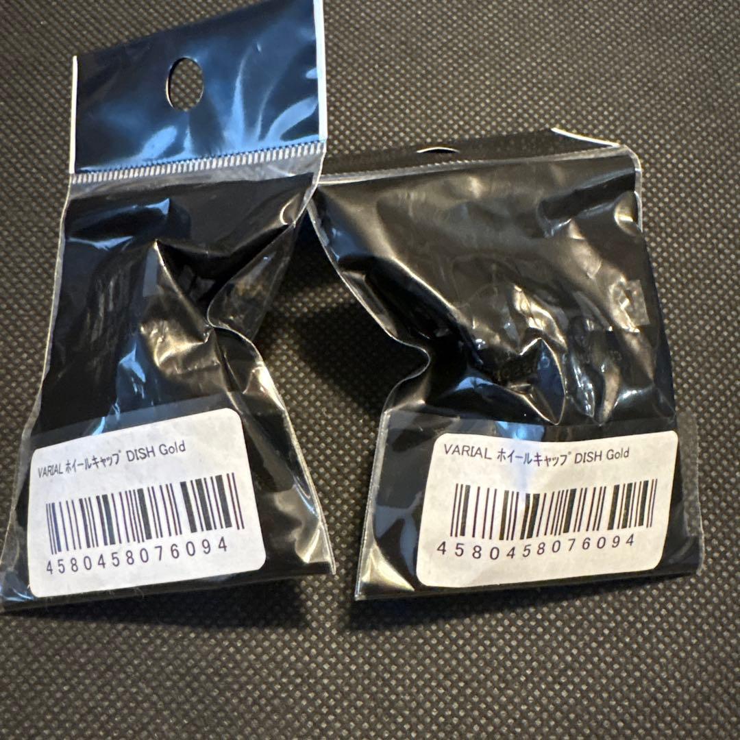 DRT バリアルハンドル　ホイールキャップ　dish ゴールド