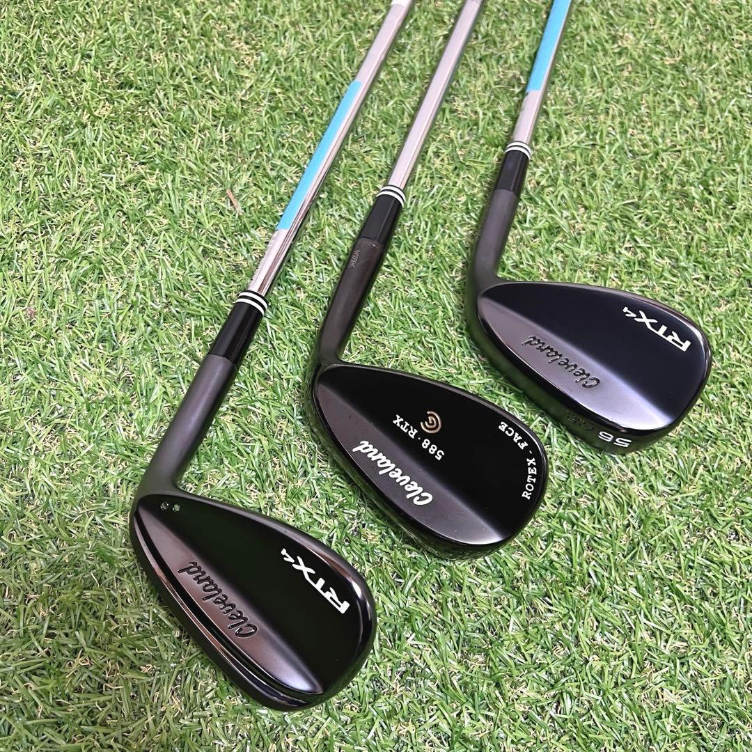 美品 Cleveland ウェッジ 3本セット フレックスS 50 54 56