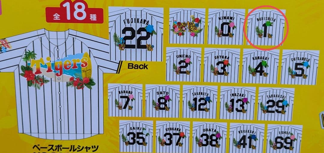 阪神タイガース 春季キャンプ地限定販売 ユニフォーム　森下翔太　サイズフリー