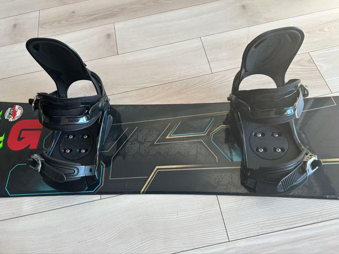 スノーボード 板 150cm ブーツ セット バインディング ワックス 付き