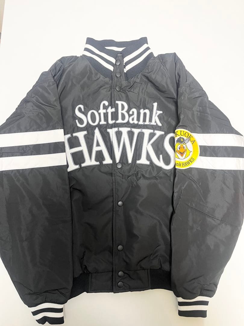 【美品‼️】ソフトバンク　ホークス　グランドコート　スタジャン　ジャンパー　ミズノ