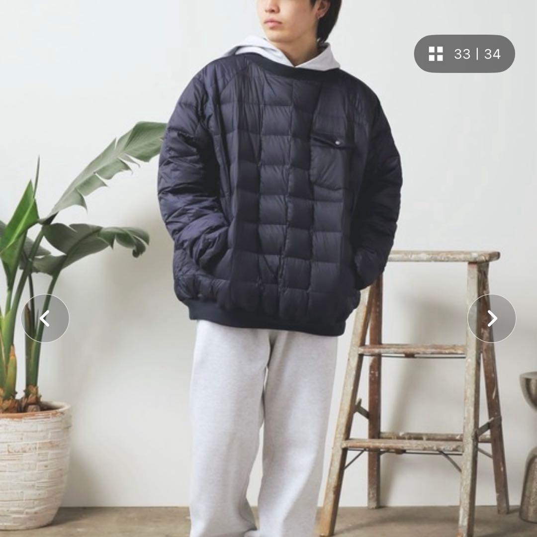 TAION × PENNEY'S ダウン リバーシブルゴルフジャケット　ネイビー