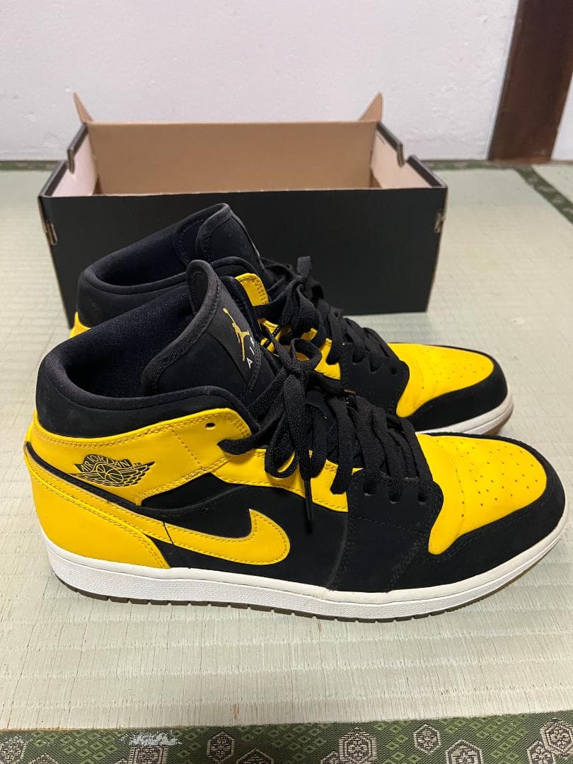 Air Jordan 1 ブラック/イエロー 28.5cm