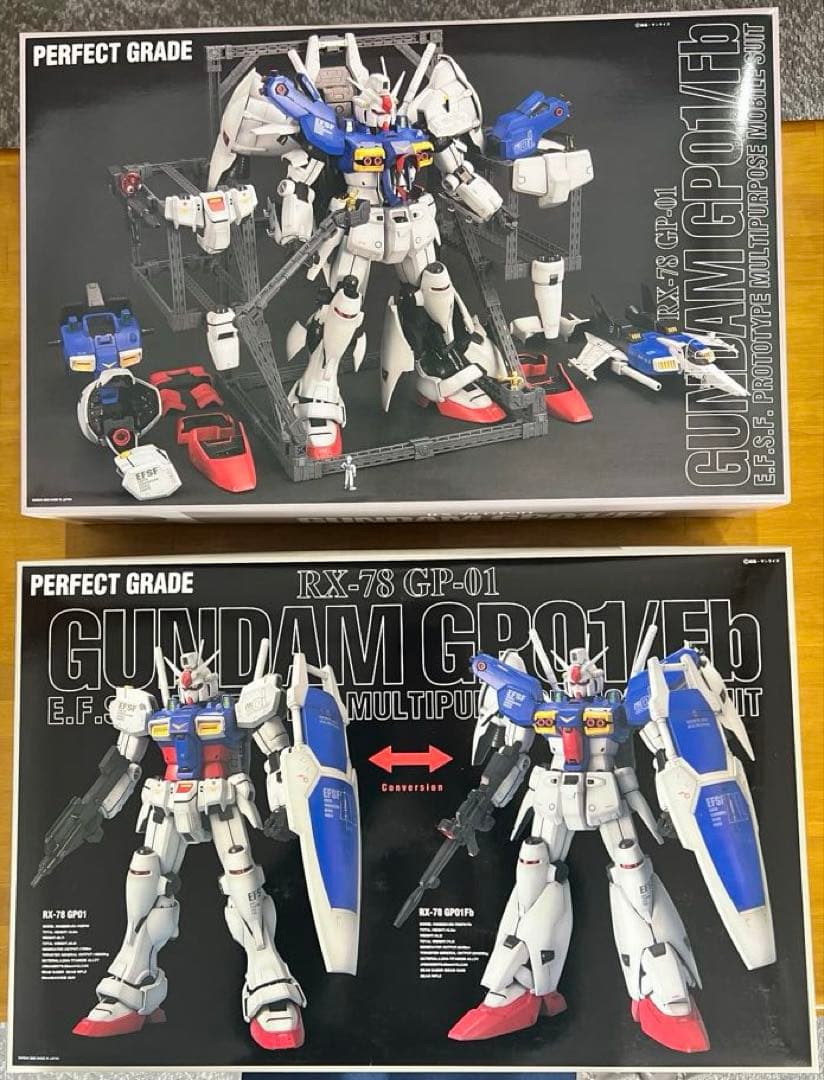 PG　ガンダムGP01/Fb　フルバーニアン　換装可能　1/60　未組立