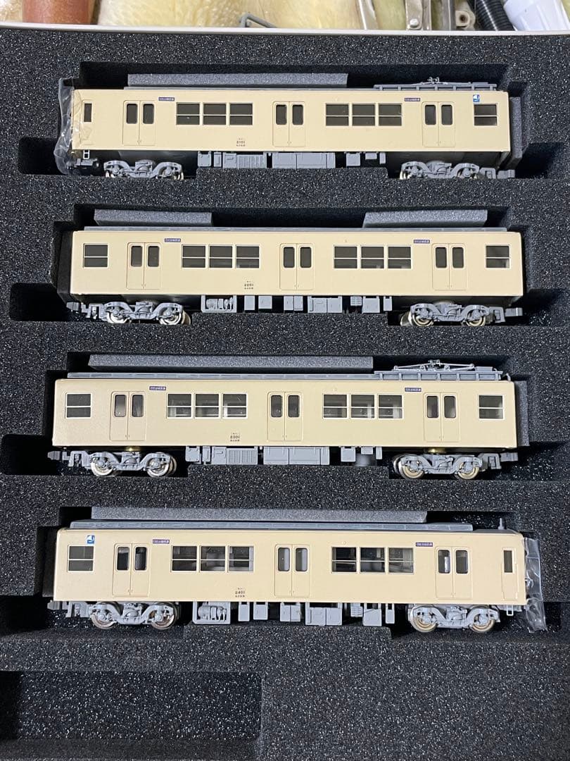 nゲージ 東武2000系 真鍮キット組立品 基本セット4両 精密加工品 東武鉄道