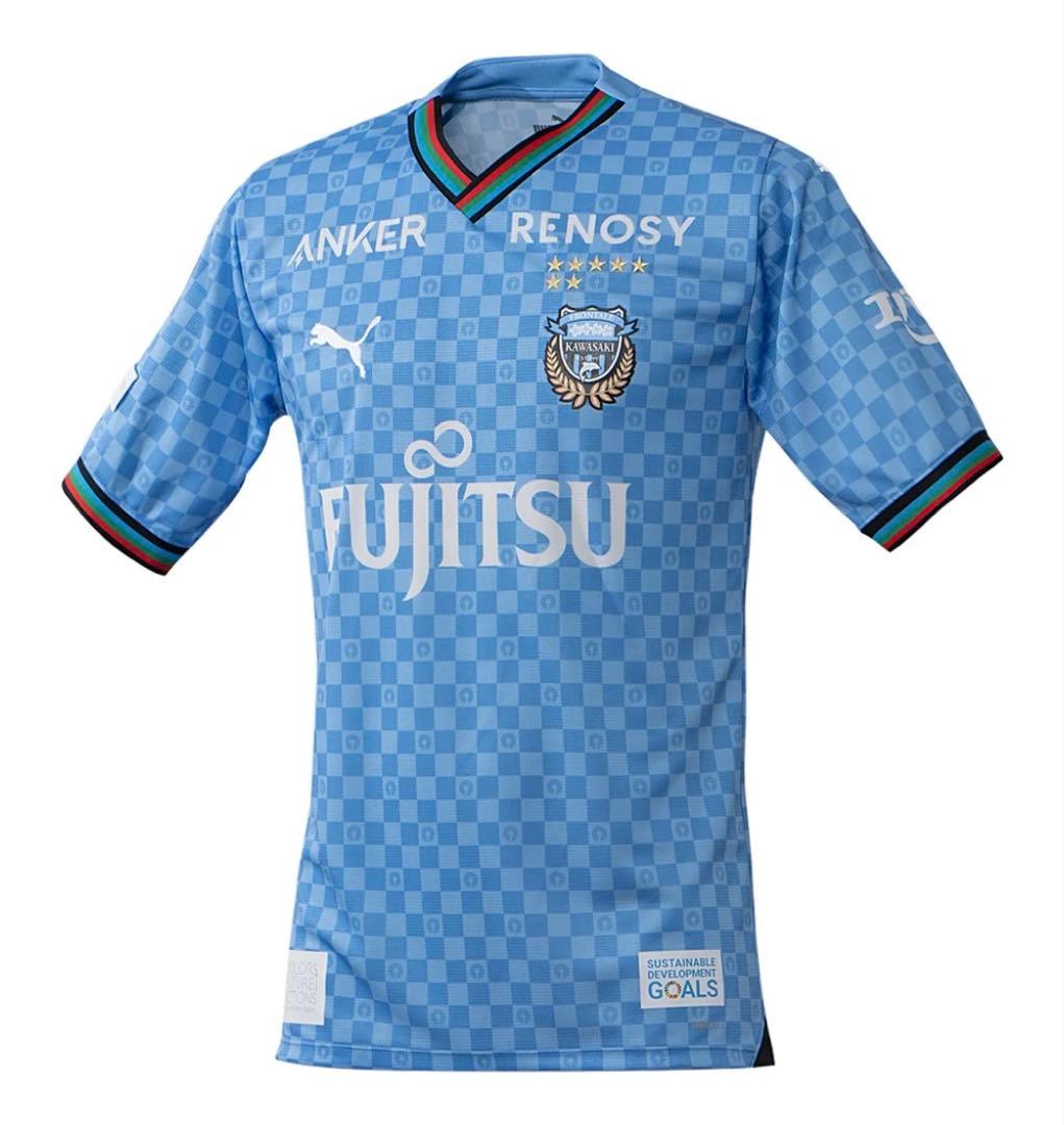 2024 川崎フロンターレ 1st ユニフォーム　２ＸＬ　天皇杯マーク加工