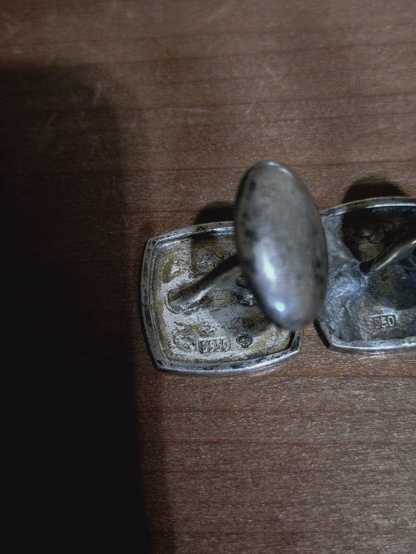 銀製 タイピン カフス