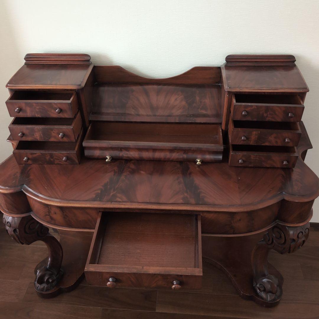 アンティーク木製文机 西洋 大正