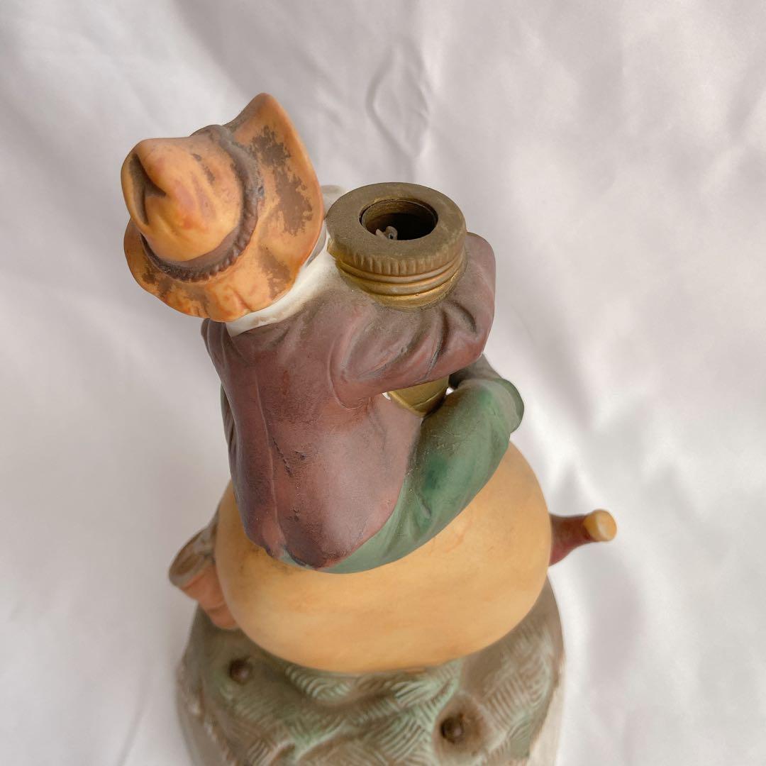 【希少・着火確認済】昭和レトロ ニッカウヰスキー 卓上ライター陶器製ヴィンテージ