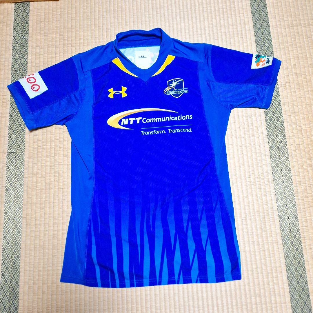 NTT コミュニケーションズ　シャイニングアークス　実使用　ラグビージャージ