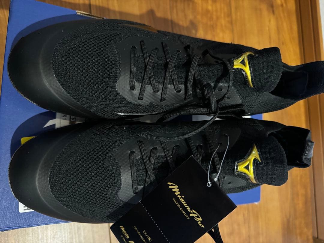 Mizuno 黒 野球スパイク 新品 ミズノプロ ライトレボ