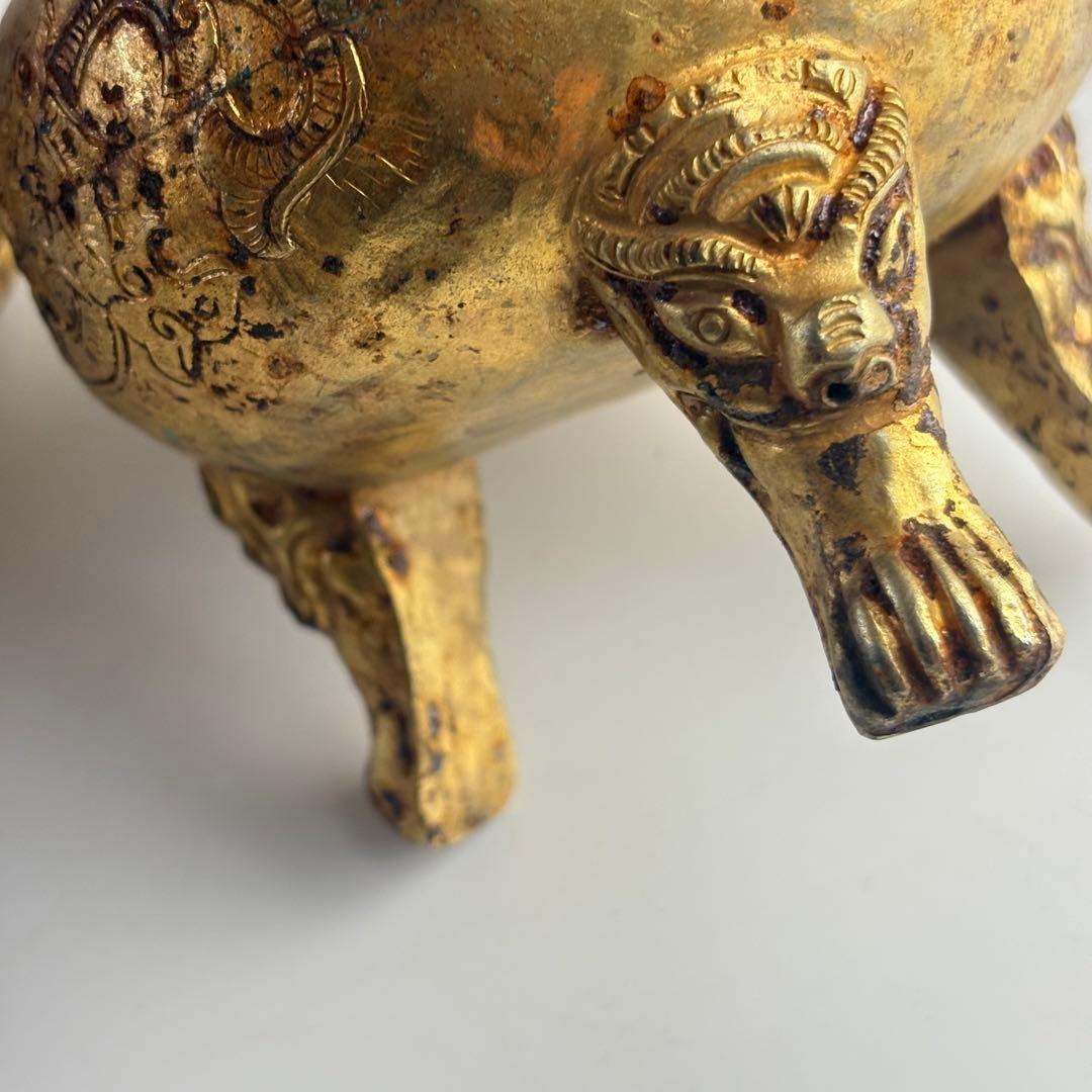 中国　香炉 銅造 銅器