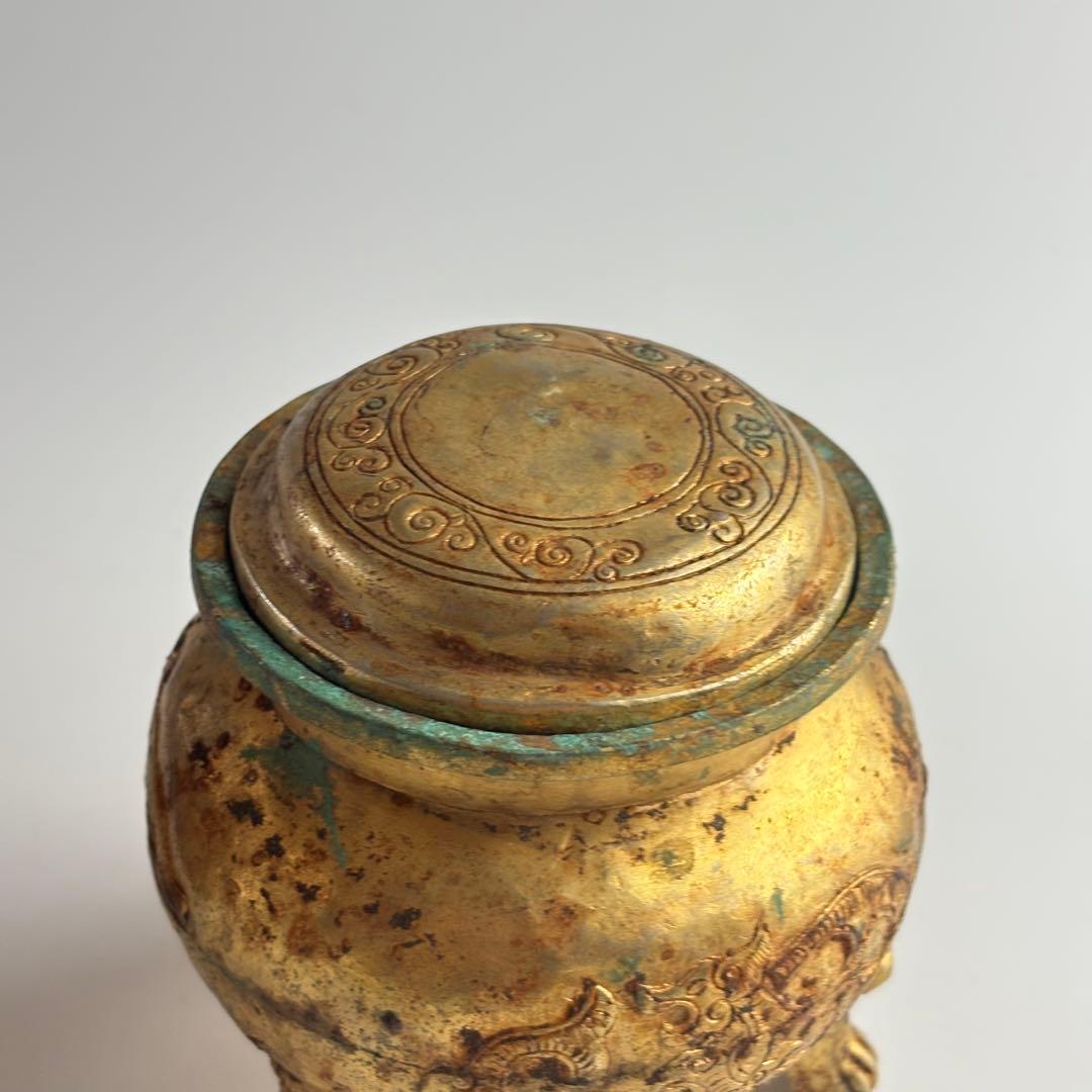 中国　香炉 銅造 銅器