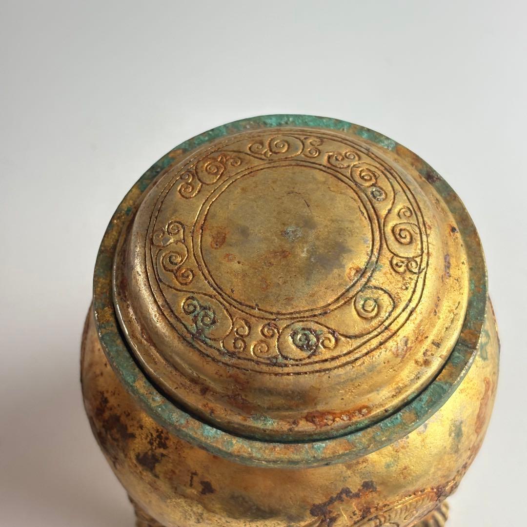 中国　香炉 銅造 銅器