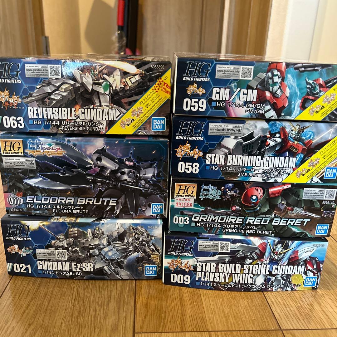 HGガンプラ.ビルドシリーズ7点セット