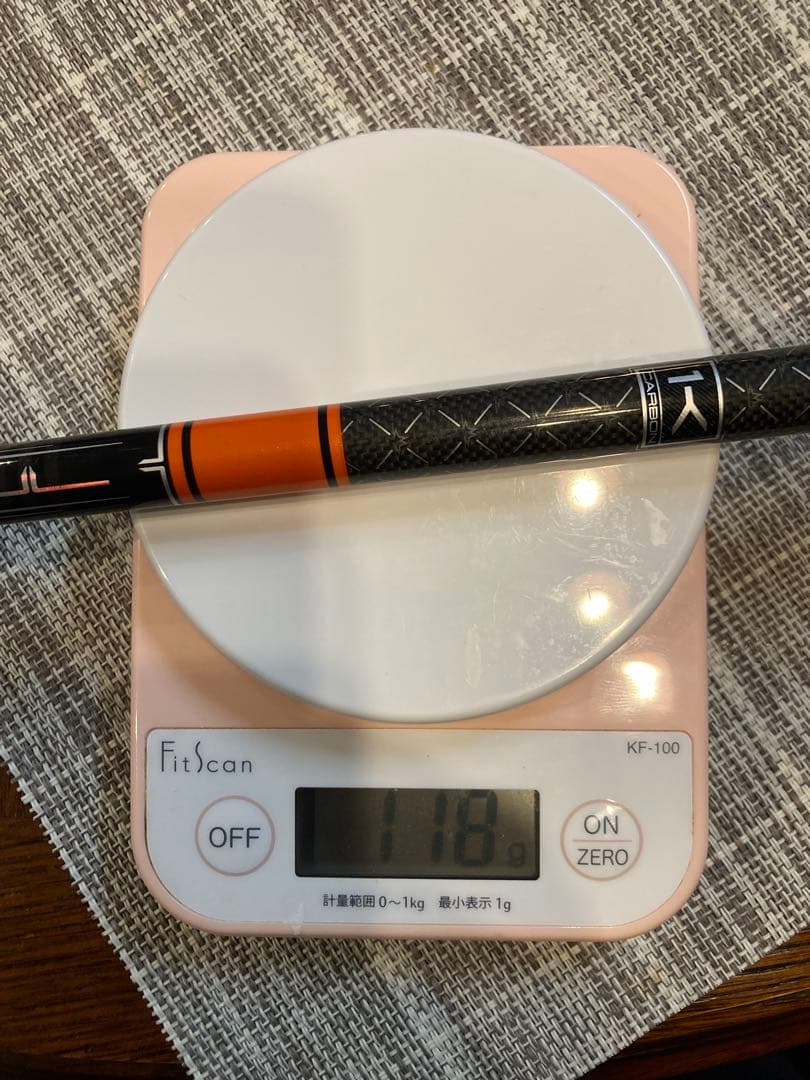 テンセイ　k1 オレンジ　60フレックスx テーラーメイドスリーブ