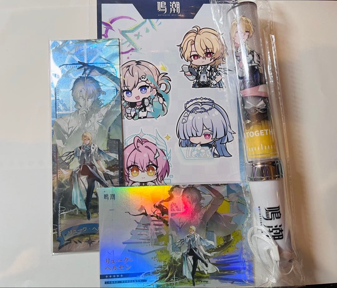 鳴潮 WUWA TOGETHER池袋　ポストカード　レーザーチケット　リューク