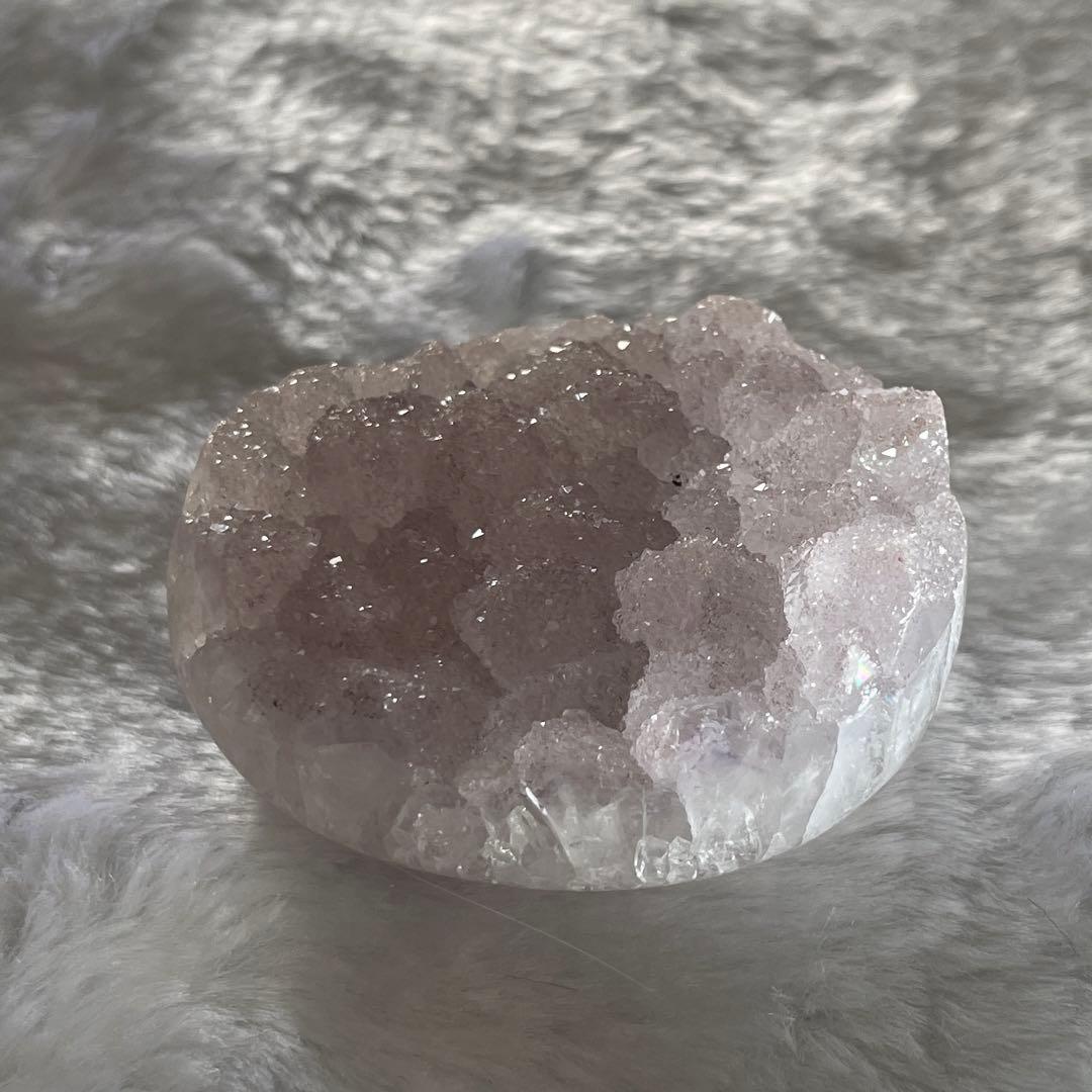 【匿名配送】ピンクアメジスト クラスター 結晶 水晶 天然石 原石 デンドリ入り