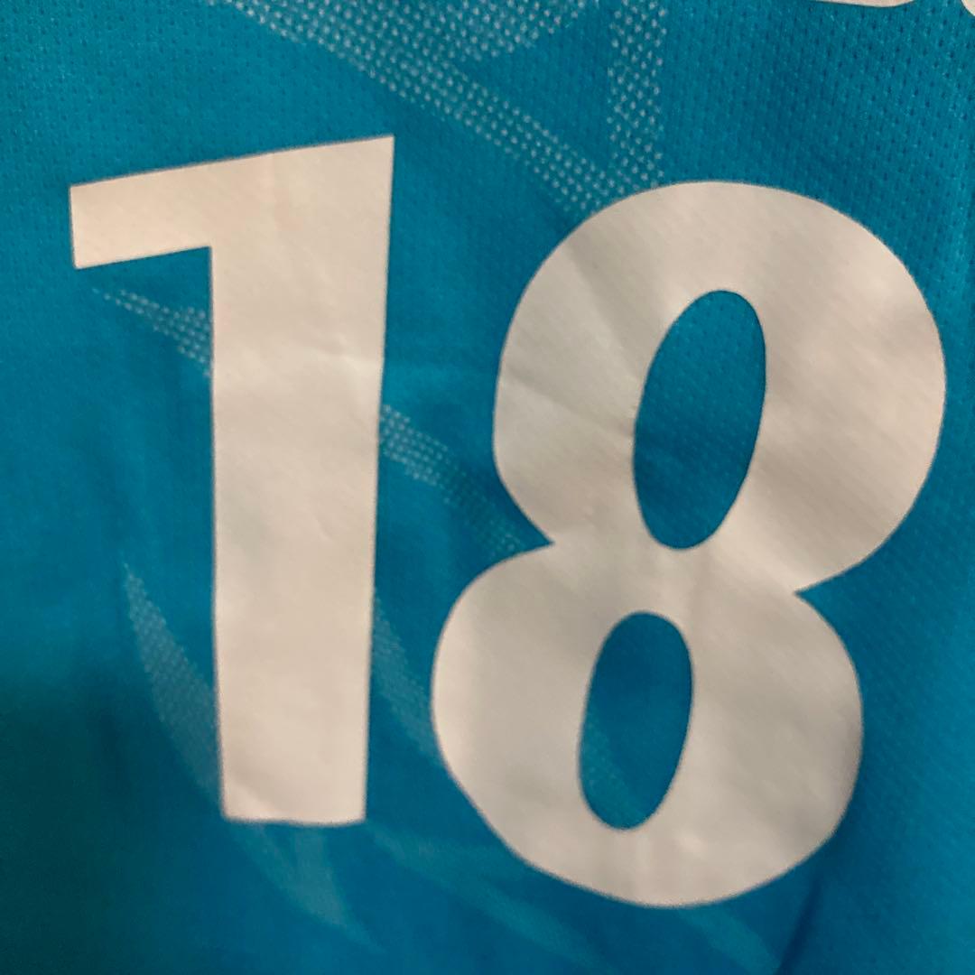 横浜FC 2006サッカーユニフォーム 小野智吉18 Jリーグ　サイン入り　長袖