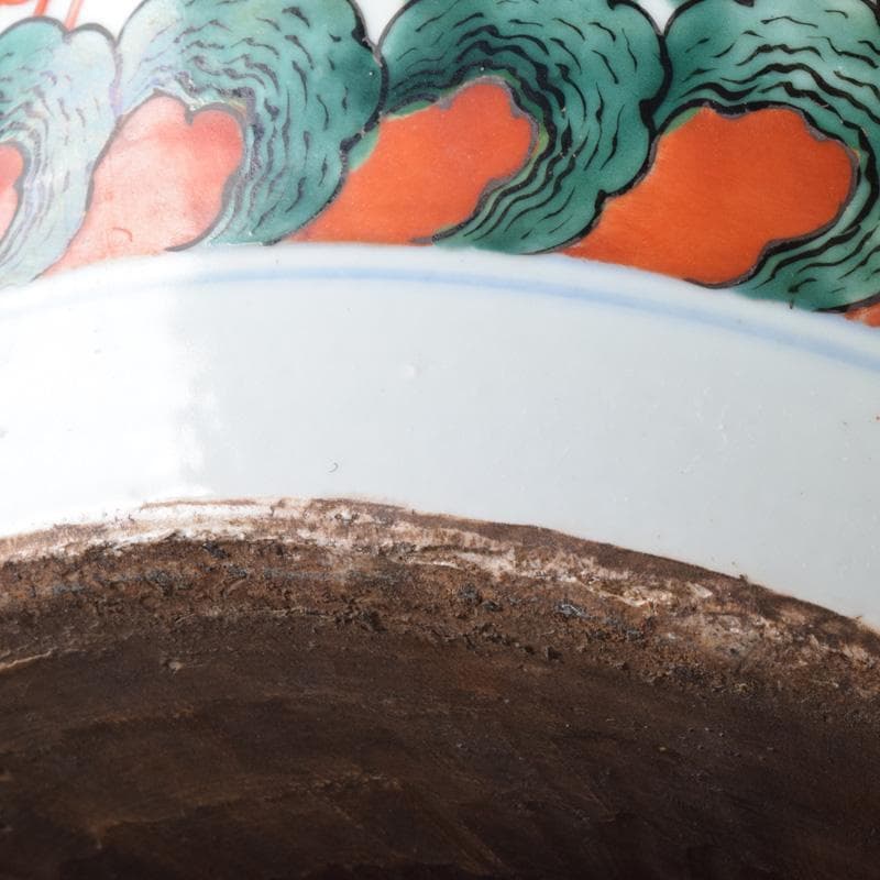 中国　大明萬暦年製　五彩　百鹿文　大壷　M　7312A