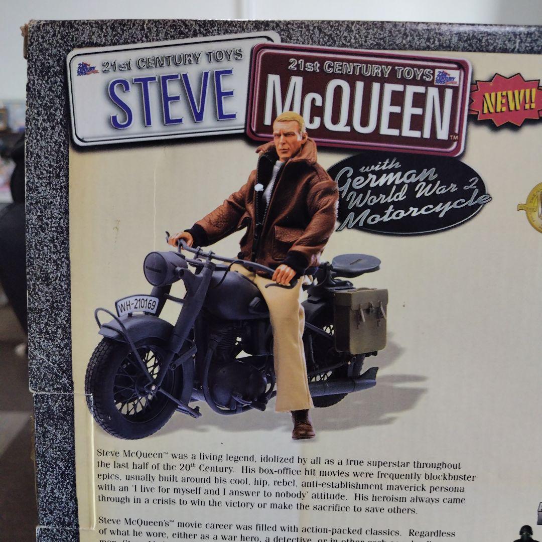 3月17日まで出品スティーブ・マックイーン 1:6 フィギュア バイク付き
