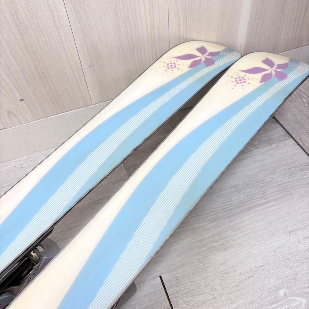 【レディーススキー】サロモン スキーセット 151cm カーボンポール