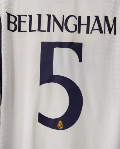 2023/24 レアル・マドリード ホーム 長袖ユニフォーム #5 ベリンガム