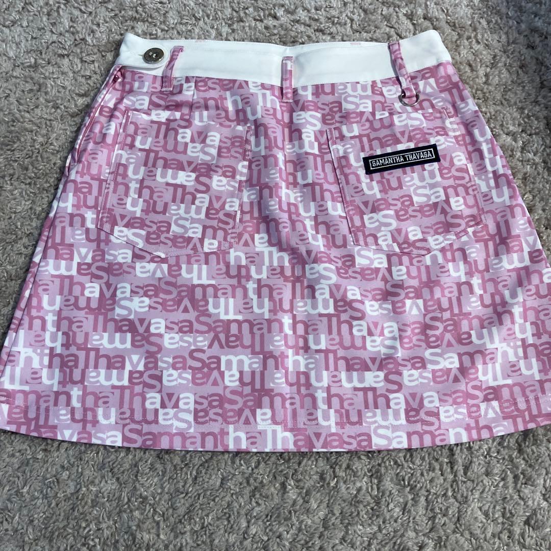 【新品】定価1.8万 サマンサタバサ ゴルフ スカート ピンク アンダー25