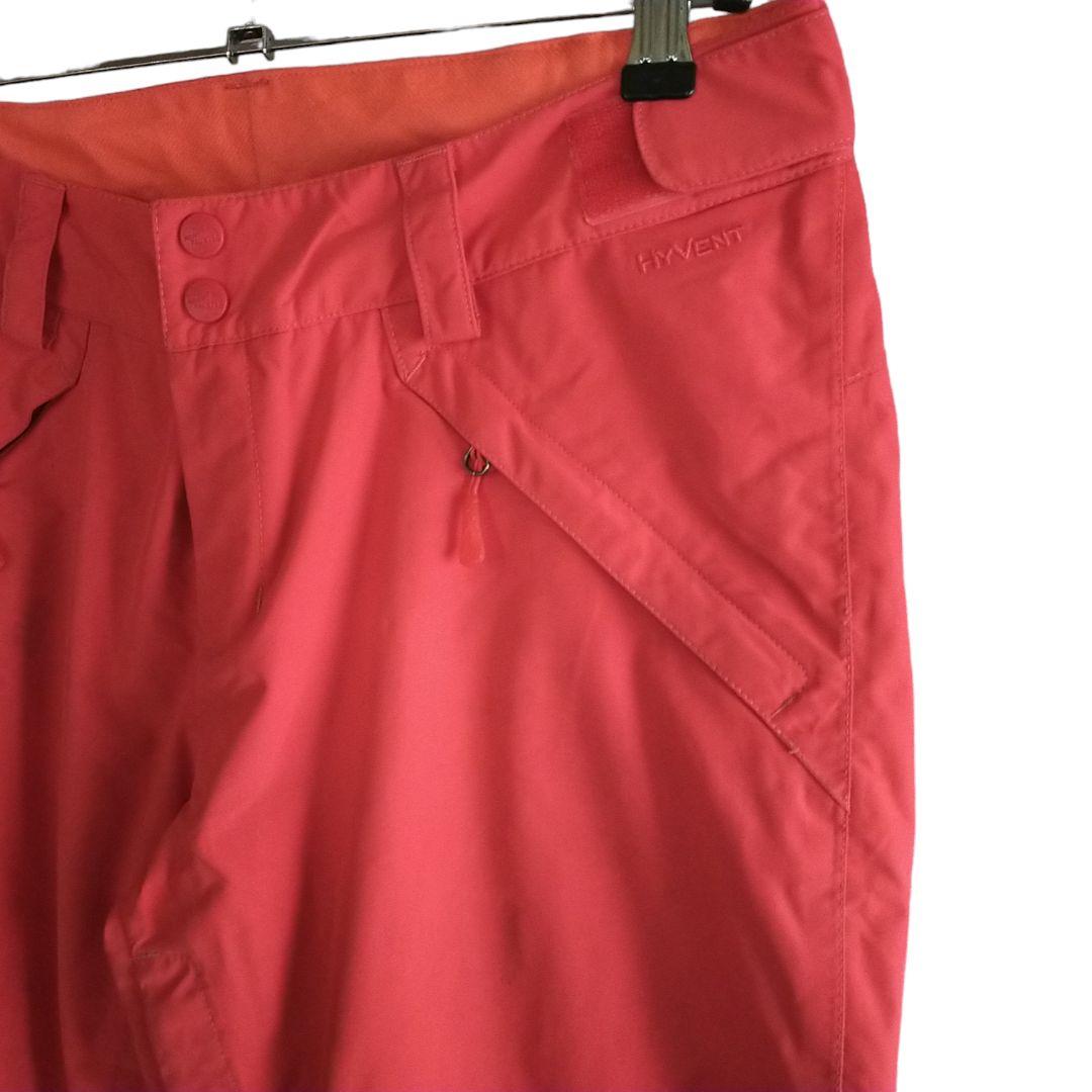 【高機能】US ノースフェイス HYVENT スノーボード パンツ 赤 M