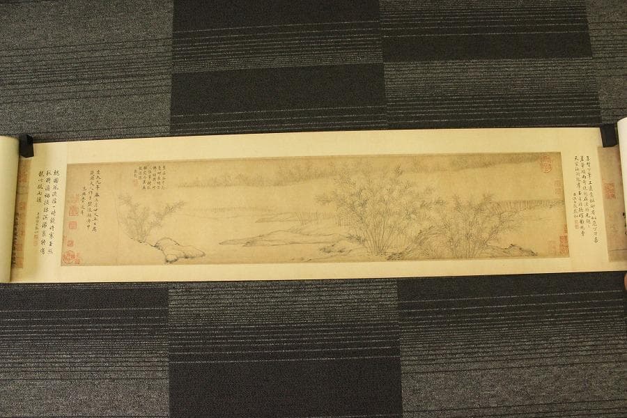 中国美術 元人集錦巻 元 ニ玄社 模写 工藝(LC915)