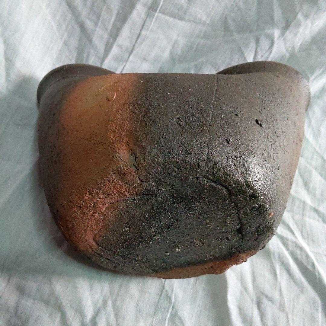 備前焼　はぜ壺型花器