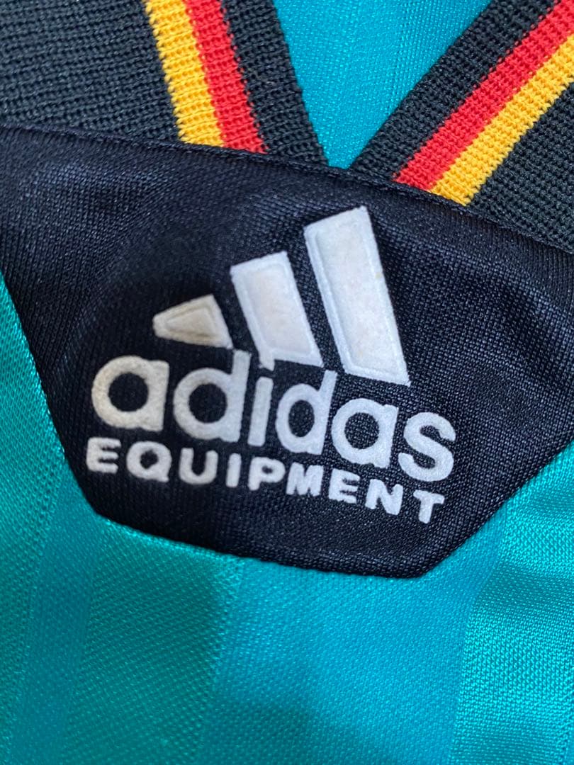adidas◼️90sビンテージ◼️EQTドイツ連盟ユニホームシャツ◼️サッカー