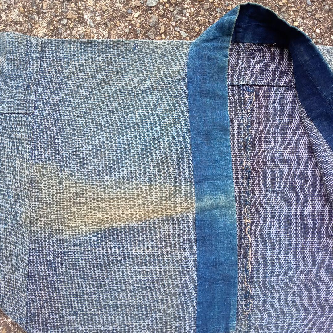 シンプル　野良着　襤褸　羽織　アンティーク