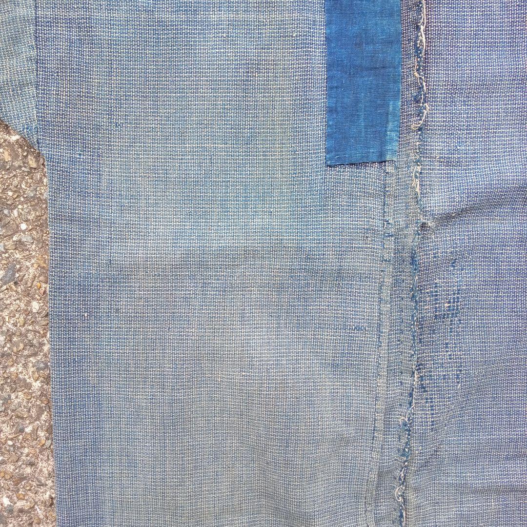 シンプル　野良着　襤褸　羽織　アンティーク