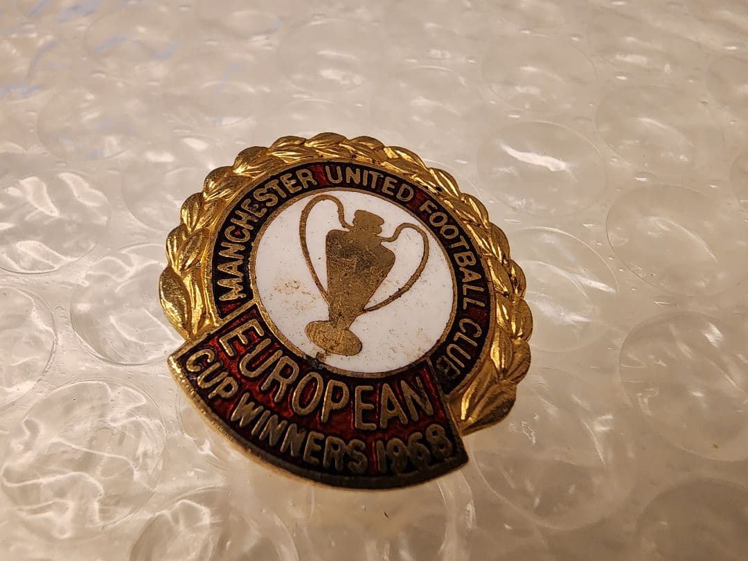 マンチェスター・ユナイテッド 1968 EUROPEAN カップウィナーバッジ